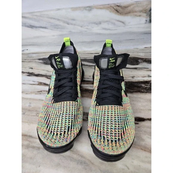 Nike Air VaporMax Flyknit 3 Multi-Color Running Athletic Gym Training Size 9.5